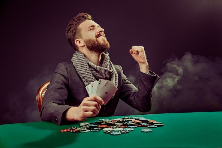koinid Live Blackjack hand progression showing dealer and player cards